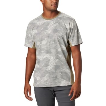 Columbia T-Shirt Heren, Solar Chill 2.0 Short Sleeve Khaki, 18PLKOYQN